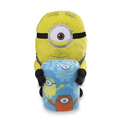 Despicable Me Minion 2Piece Hugger Pillow & Fleece Blanket Throw