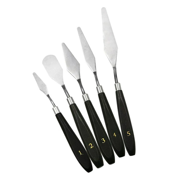 5Piece Painting Scraper Set Stainless Steel Scraper Set for Mixing