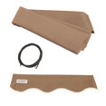 thumbnail image 2 of ALEKO Retractable Motorized Patio Awning 20x10 ft, Sand Color, 2 of 8