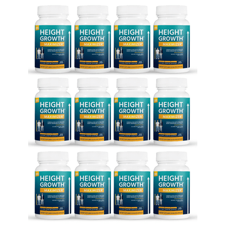 12 Pack Height Growth Maximizer - Bone & Joint Health- 60 Capsules x12