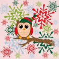 thumbnail image 2 of CafePress - Christmas Owl - Baby Hat, 2 of 2