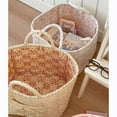 thumbnail image 4 of Cateissary Cesta de almacenamiento de estilo bohemio para ropa sucia, ideal para dormitorios y lavanderías. Cesta floral para ropa sucia. Almacenamiento y organización del hogar tipo+4, 4 of 6