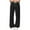 Black, variant on PUMISAS Wide-Leg Pants For Womens Sweatpants Elastic Waist Athletic Joggers Pants With Drawstring Casual Trousers