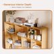 thumbnail image 3 of Yeshouse organizador de almacenamiento de 10 cubos con patas, estantería cúbica moderna independiente de 3 niveles, ideal para dormitorio, sala, oficina o exhibición de libros y objetos, 3 of 7