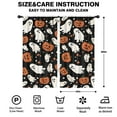 thumbnail image 2 of Blackout Kids Curtains,Black Halloween Ghosts and Pumpkins Childrens Insulated Curtains Set Of 2,Bedroom Essentials,Toddler Room Decor 42"x84", 2 of 5