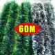 thumbnail image 2 of Venta al por mayor de cintas de oropel navideñas, guirnalda de cinta de caña verde navideña, colgante, adornos de corona de pared DIY, decoración del hogar, regalo, 2 of 5