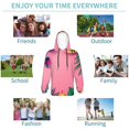 thumbnail image 5 of Fotbe Summer Fruits And Sunglasses Pattern Youth Pullover Hooded Sweatshirt, Boys Hoodie, Kangaroo Pocket Hoodie for Kids Girls -Medium, 5 of 6