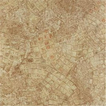 Achim Importing Co., Inc.  NEXUS Ancient Beige Mosaic 12 Inch x 12 Inch Self Adhesive Vinyl Floor Tile