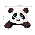 thumbnail image 4 of Cartoon Animal Switch Sticker Living Room Bedroom Bathroom 1; 2; 3; 4; Light Switch Cute Decal Wall Decor, 4 of 8
