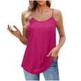 thumbnail image 6 of Timegard Camisole Tops for Women Scoop Neck Sleeveless Adjustable Strap Casual Loose Comfy Tank Tops, 6 of 6