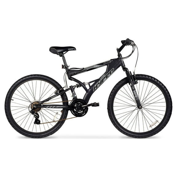 26" Hyper Bicycle Havoc Mountain Bike, 26" Wheels, Adults Ages 14 Years, Black