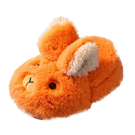 

kpoplk Boys Slippers Girls Boys Home Slippers Warm Cartoon Rabbit Heel House Slippers For Toddler Slippers For Toddler Girls(B)