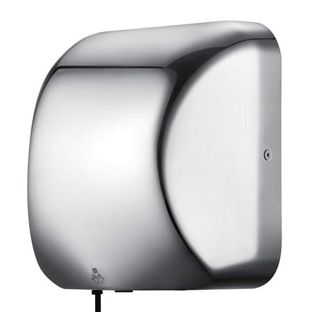 Commercial Hand Dryer BestEquip 1800W Electric Hand Dryer Commercial Hand Dryer Automatic Sensor Stainless Steel Hand Dryer for Hotel Home Bathrooms ()