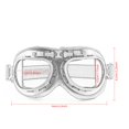 thumbnail image 3 of Gafas de moto evomosa Vintage Pilot Style Cruiser, 3 of 6