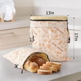 thumbnail image 6 of JCOHOY XL Reusable Beeswax Linen Cotton Sourdough Bread Bags for Homemade Bread, 2 packs, 6 of 10
