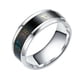thumbnail image 1 of Qarigey Anillo de dedo de prueba de temperatura en tiempo Real con pantalla de moda de acero inoxidable para amantes del anillo de temperatura corporal Ropa, zapatos y accesorios Miscelánea Plata 6#, 1 of 1