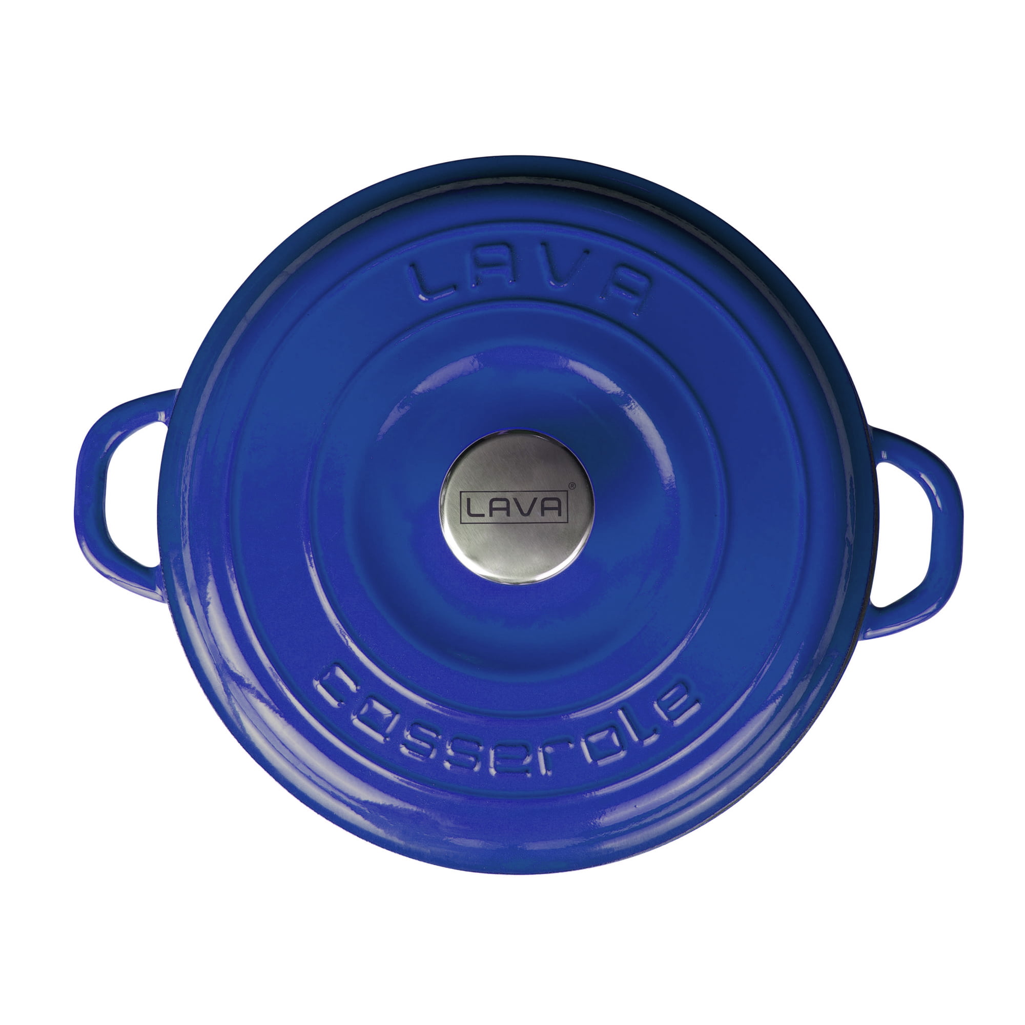 Lexi Home 5 Qt. Enameled Cast Iron Dutch Oven Pot - Blue Shadow