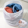 thumbnail image 2 of Large Thicken Mesh Protect Clothing Washing Heavy Duty Laundry Drawstring Bag XL 60X80cm, 2 of 8