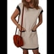 thumbnail image 2 of Vestido Mini con Mangas y Bloques de Color, Color Albaricoque S, 2 of 8