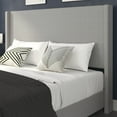 thumbnail image 5 of Flash Furniture Quinn Stitched Upholstered Platform Bed, Gray, King, 5 of 12