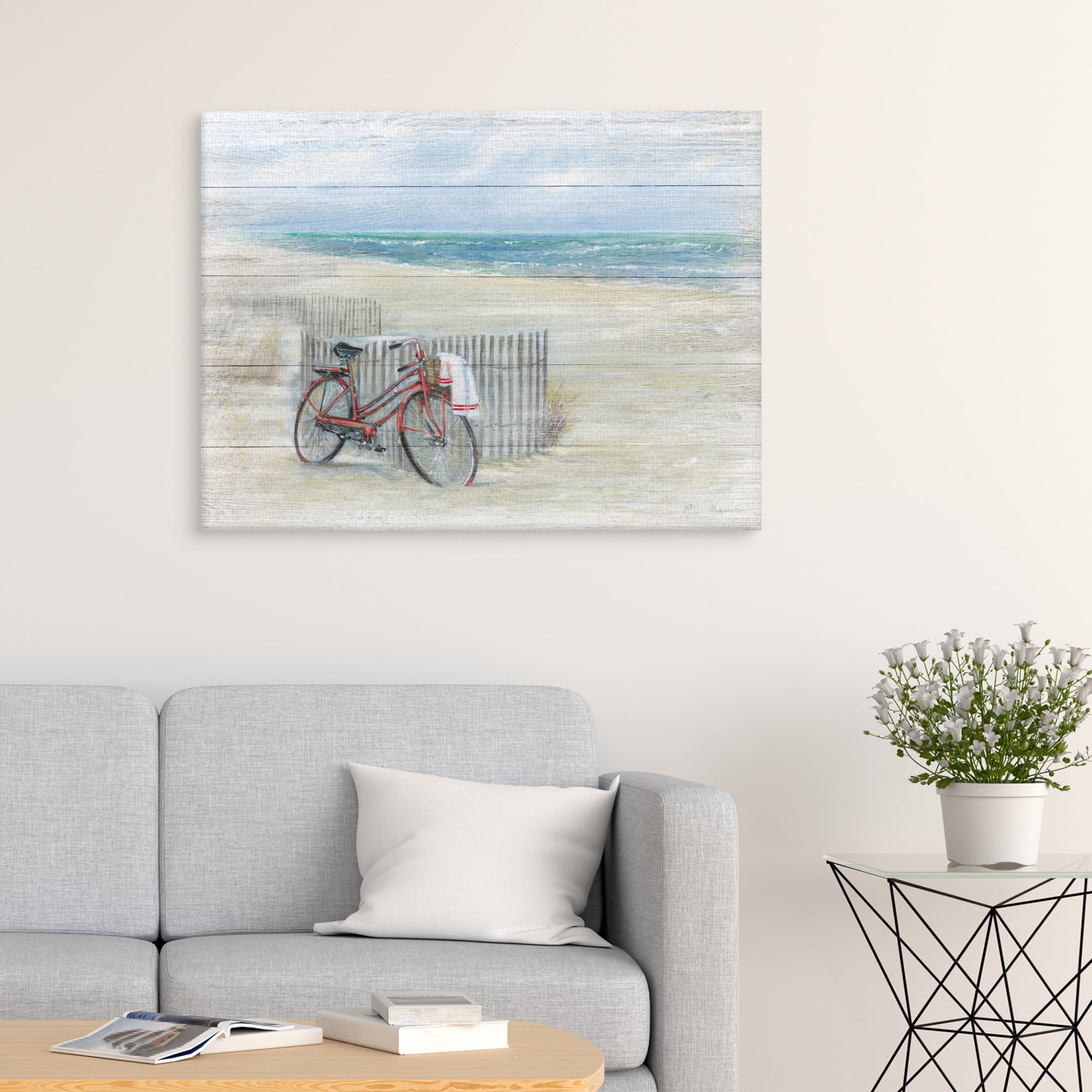 Beach Happy Place by Ruane Manning Canvas Art Print