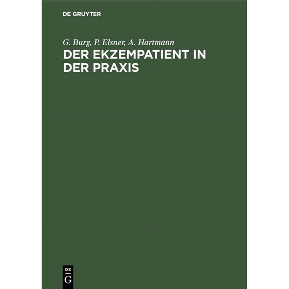 Der Ekzempatient in Der Praxis (Hardcover)