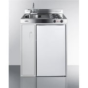 Summit Appliance  30 in. Wide All In One Kitchenette with 2 - Burner Refrigerator Freezer