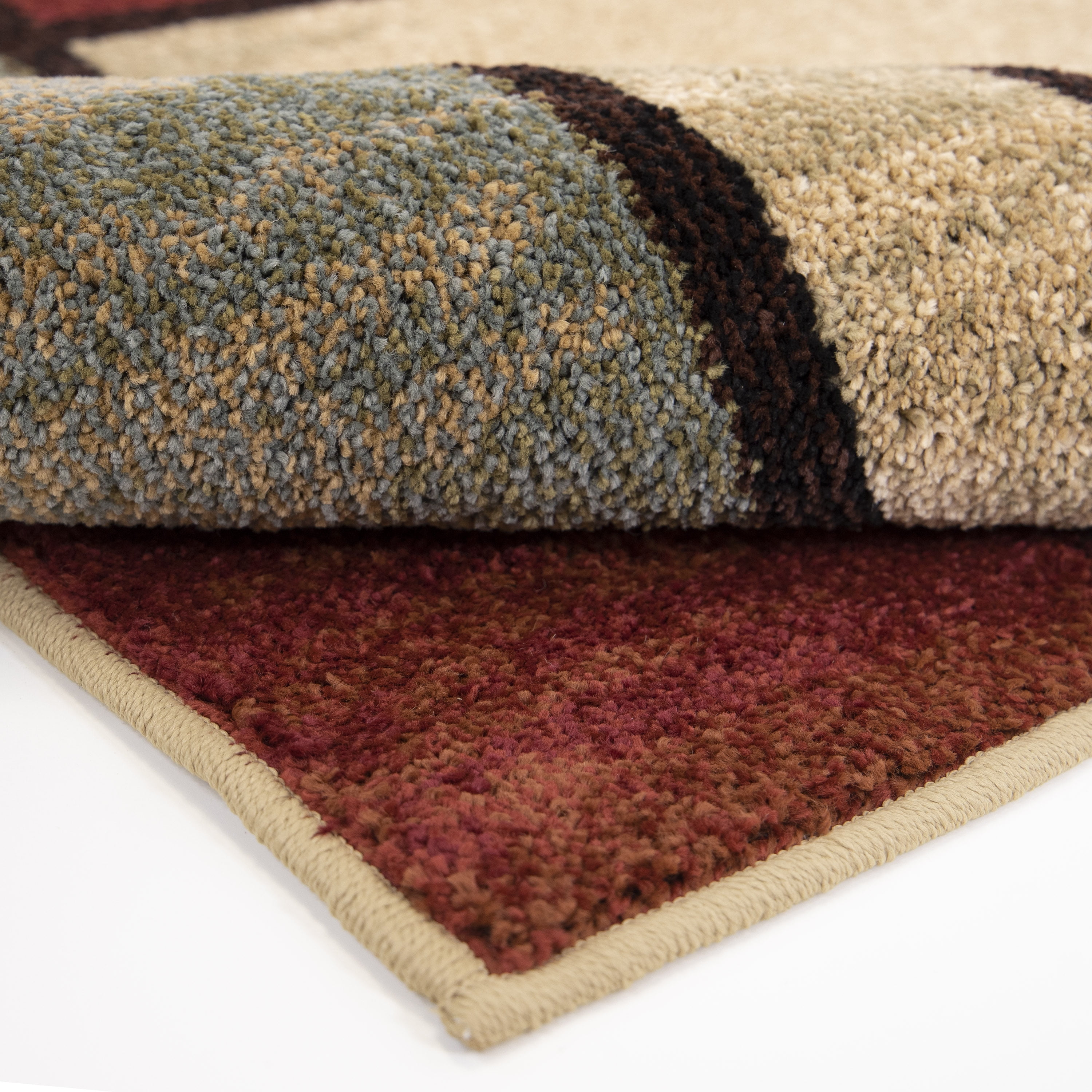 Better Homes & Gardens Spice Grid 5' x 7' Rouge Indoor Area Rug