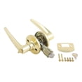 thumbnail image 2 of AP Entry Door Lock 013-231 Includes Both Standard And Drive-In Latches; Lever Type; Privacy Entrance Lock; Used As 2-3/8 Inch Or 2-3/4 Inch Backset; Brass; Polished Finish, 2 of 2