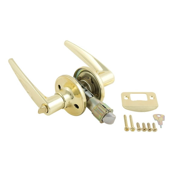 AP Products 013-231 Brass Lever Style Privacy Lock