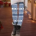 thumbnail image 3 of Christmas Leggings for Women Elastic High Waist Slim Fit Workout Yoga Pants Festive Print Holiday Leggings, 3 of 5