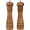 Dark-2PC, variant on XIMEI Wood Pepper Grinder Pepper Mill, Adjustable Coarseness 8" Wooden Peppermill, Ceramic Grinding Mechanism Salt Mill Refillable, Light, 2-Pack