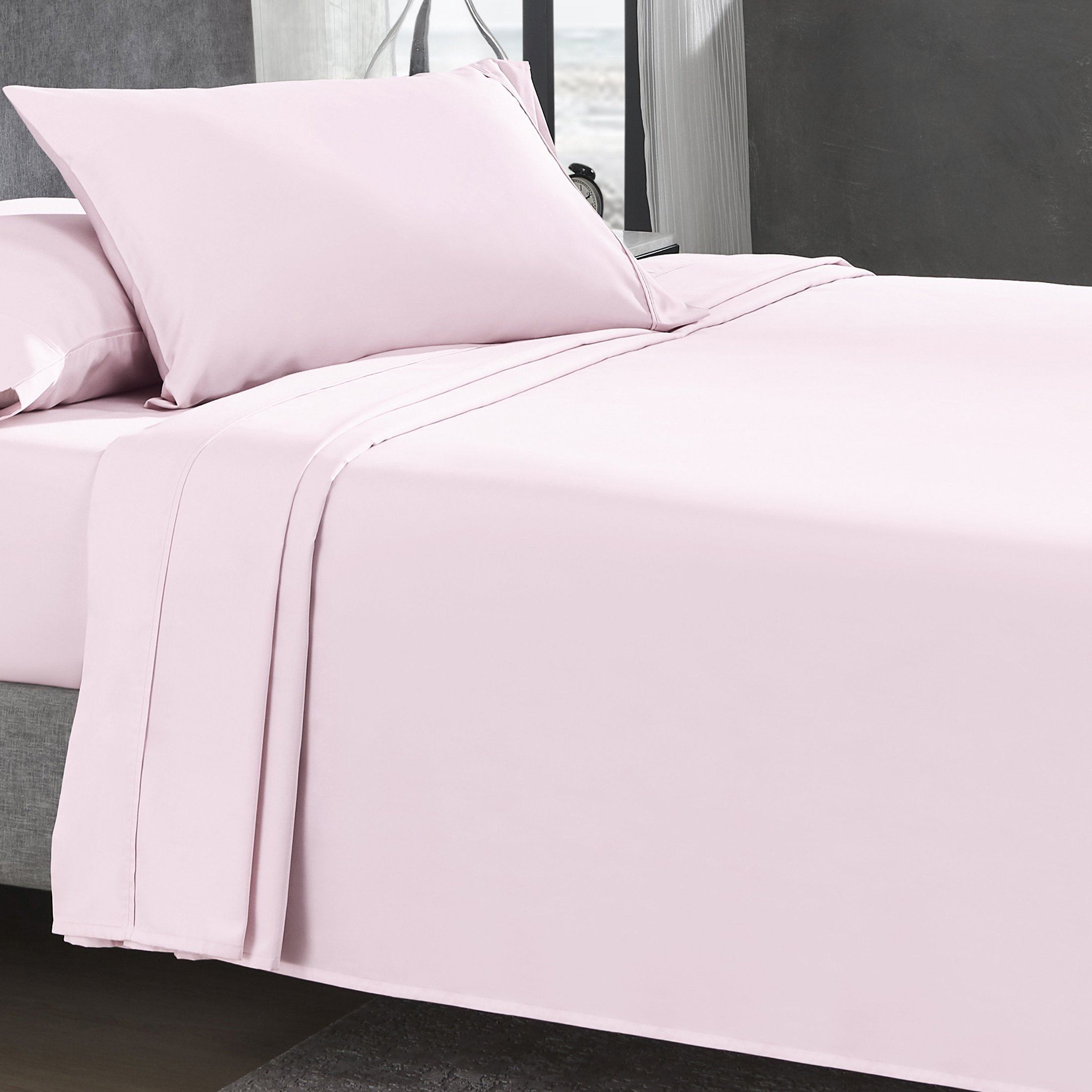 California Design Den 100 Cotton Twin Sheets Set, 400 Thread Count