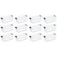 thumbnail image 2 of Sterilite Bac de Rangement à Loquet ClearView en Plastique de 6 Pintes, Lot de 12, 2 of 11