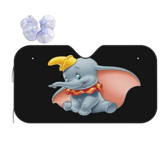 Dum-b Car Windshield Sunshade Front Window Sun Shades Folding Block Uv Rays Visor Protector Sun Shield Gifts for Sedan Truck Suv Auto Accessories