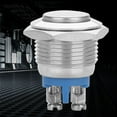 thumbnail image 1 of Waterproof Momentary Push Button, 250V Stainless Steel Mini Push Button Switch For Industrial Components Supplies DIY, 1 of 8