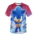 thumbnail image 3 of Camiseta de Sonic The Hedgehog para niños, camiseta colorida, camiseta de manga corta, camisetas de algodón para niños, lindas camisetas de gran tamaño con estampado de dibujos animados, 3 of 5