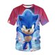 thumbnail image 3 of Camiseta de Sonic The Hedgehog para niños, camiseta colorida, camiseta de manga corta, camisetas de algodón para niños, lindas camisetas de gran tamaño con estampado de dibujos animados, 3 of 5