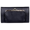 thumbnail image 3 of Julia Buxton Women's Heiress Organizer Clutch Leather, Black, 3 of 13