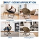 thumbnail image 4 of Yeshouse Silla de piso plegable extragrande con asiento de felpa antideslizante para adolescentes y adultos, ideal para dormitorio o sala de estar, 4 of 9