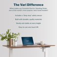 Vari Essential Hazel Wood Height Adjustable Electric Standing Desk