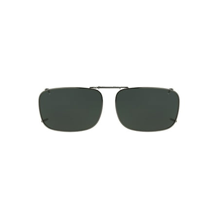 Polar Optics Optical Unisex RECQ 56 ClipOns Sunglasses Black