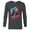 Charcoal Heather, variant on Marvel Ant-Man and the Wasp: Quantumania Cassie & Ant-Man - Long Sleeve T-Shirt for Men - Customized-White