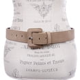 thumbnail image 4 of 1 1/2" Inch Stitching-Edged Suede Leather Belt, 4 of 4