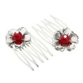 thumbnail image 4 of 2 peinetas para el pelo de novia china antigua, pasadores deslizantes con Clip, fiesta de disfraces rojo Yuyangstore Peine chino para el cabello Boda lateral, 4 of 8