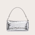 thumbnail image 1 of LNGOOR Mini Sac Carré Décoré de Paillettes Partout, 1 of 6
