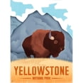 thumbnail image 3 of Wickstrom, Martin 15x18 Black Modern Framed Museum Art Print Titled - Yellowston National Park - Bison, 3 of 5