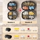thumbnail image 2 of Pastillero semanal de 2Pcs, Pastillero de viaje con 7 Compartimentos, Organizador de pastillas impermeable, Pastillero grande, para Diferentes Medicamentos y Suplementos（Pequeño+Grande）, 2 of 9