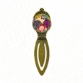 thumbnail image 1 of Fleurs Points Motif Chinois Japonais Style Asiatique Signet Rétro Bureau Étiquette Page Marqueur, 1 of 4