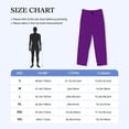 thumbnail image 4 of Picia Purple Mens Soft Woven Cotton Elastic Waistband Sleep Pajama Pant Lounge Sleep Pant With Pockets And Drawstring-Large, 4 of 9